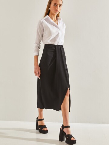 Jupe Bianco Lucci en noir