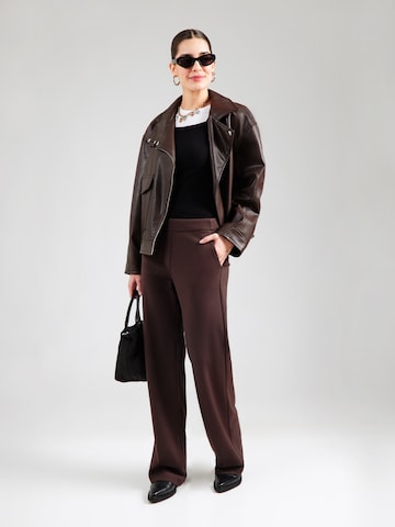 MAC Loose fit Pants 'Chiara' in Brown