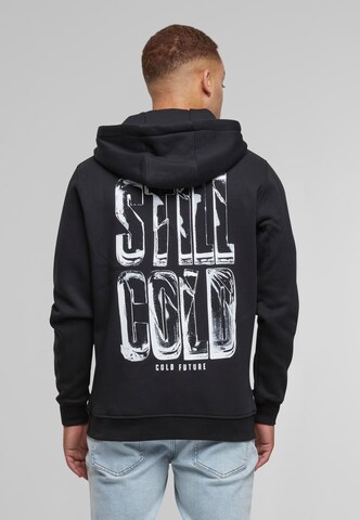 Mister Tee - Casaco em moletão 'Still Cold' em preto: frente
