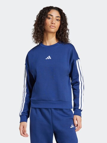 ADIDAS SPORTSWEAR Спортен суитшърт 'Essentials' в синьо: отпред