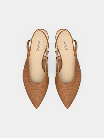 GABOR Slingback pumps in Brown