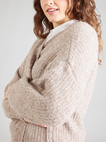 ONLY Carmakoma Knit cardigan 'CARMAGGIE' in Brown