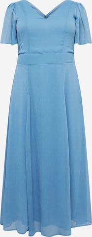 EVOKED Šaty 'BELLA' - Modrá: predná strana