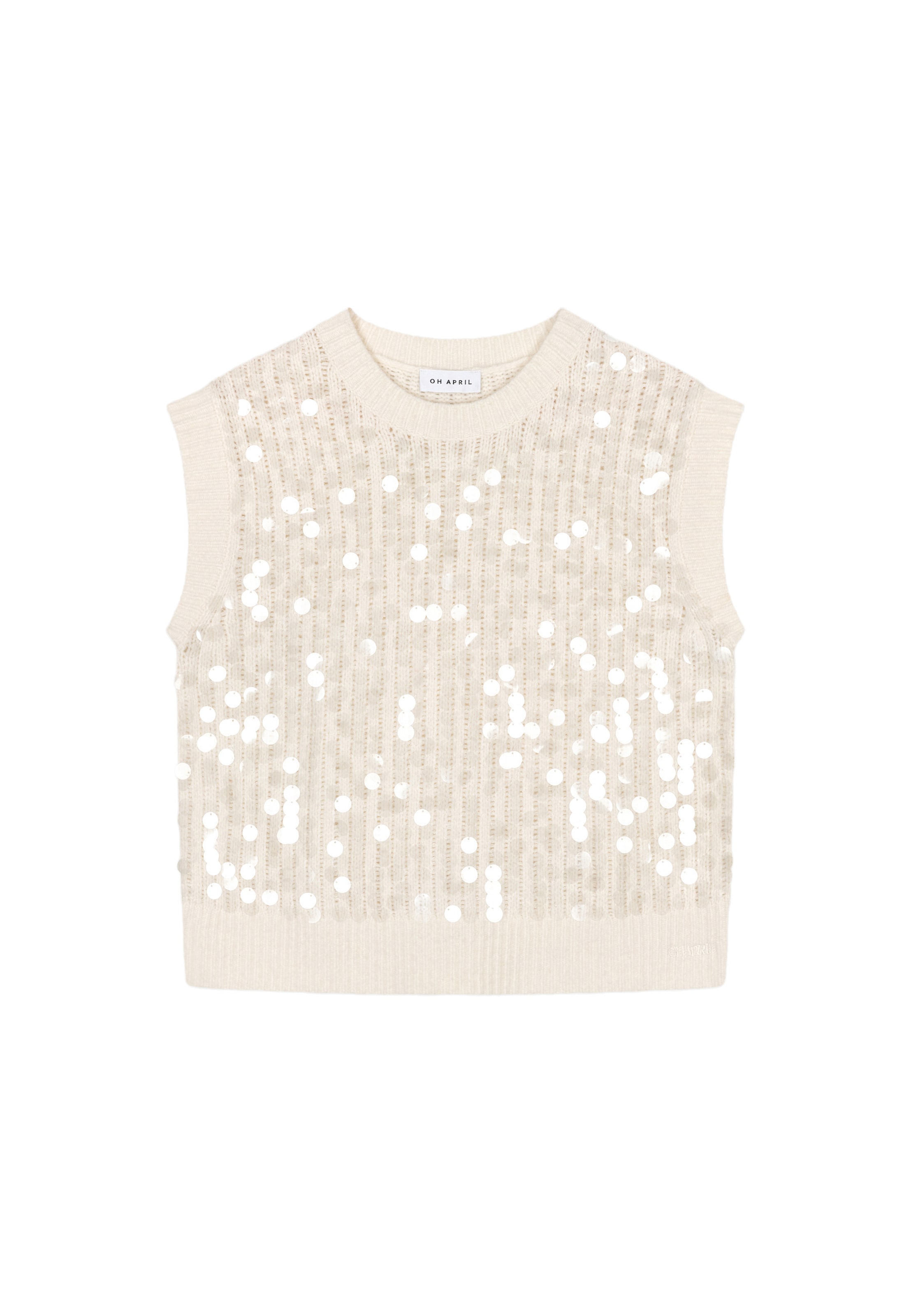 OH APRIL Pullunder 'Fia' in Weiß: Vorderseite