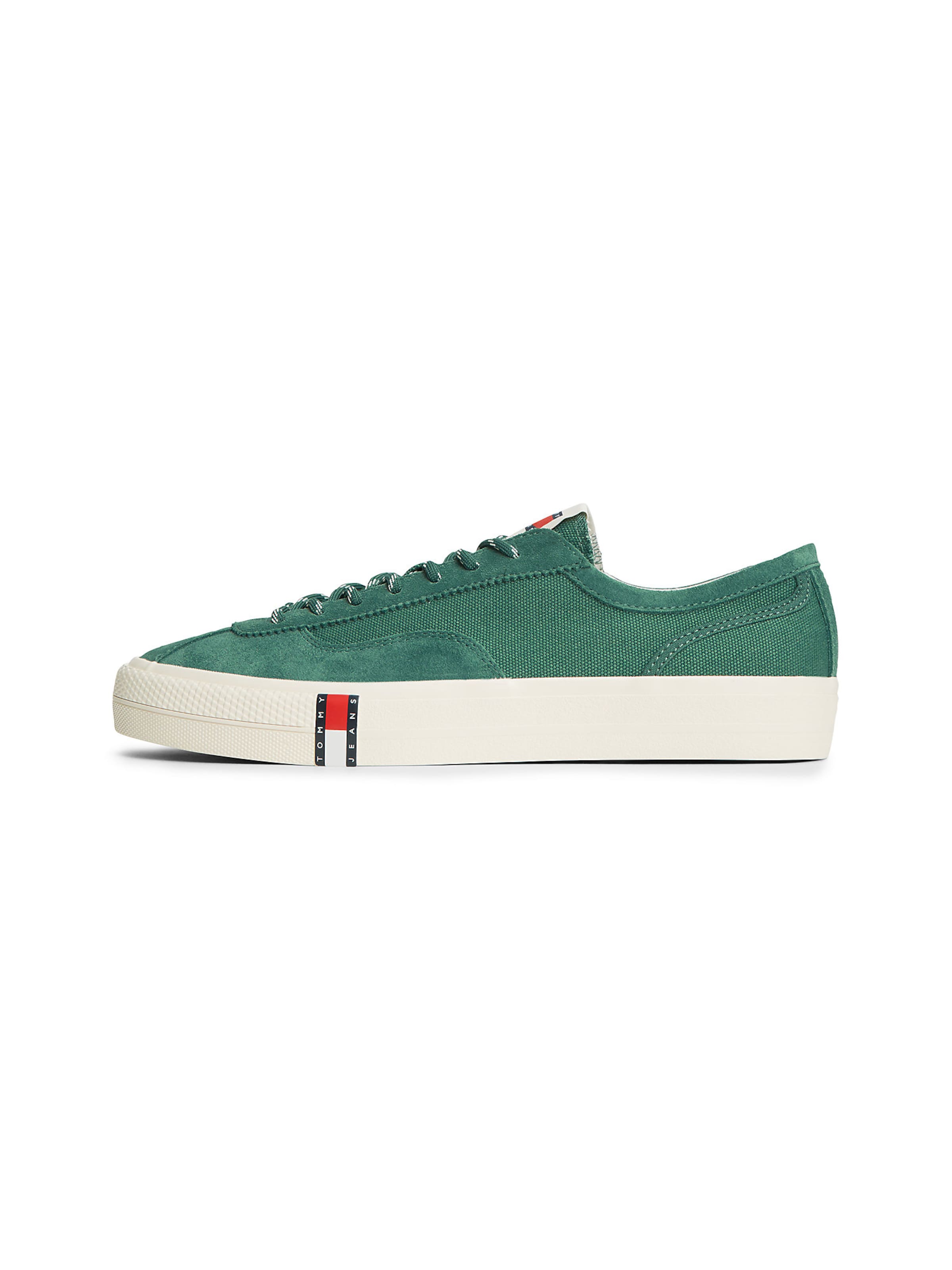 Tommy Jeans Platform trainers in Green: front