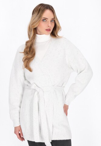 DreiMaster Vintage - Cárdigan en blanco: frente