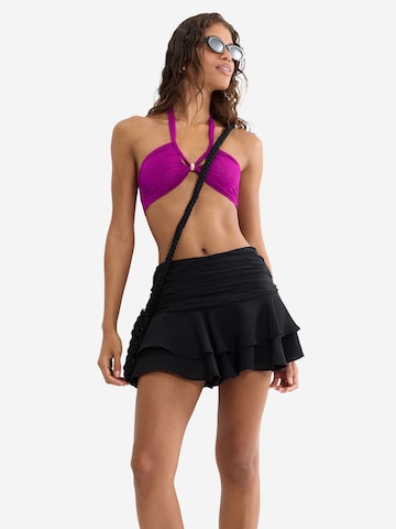 TRIUMPH Bandeau Bikinitop ' Red Label Summer Sunset ' in Lila