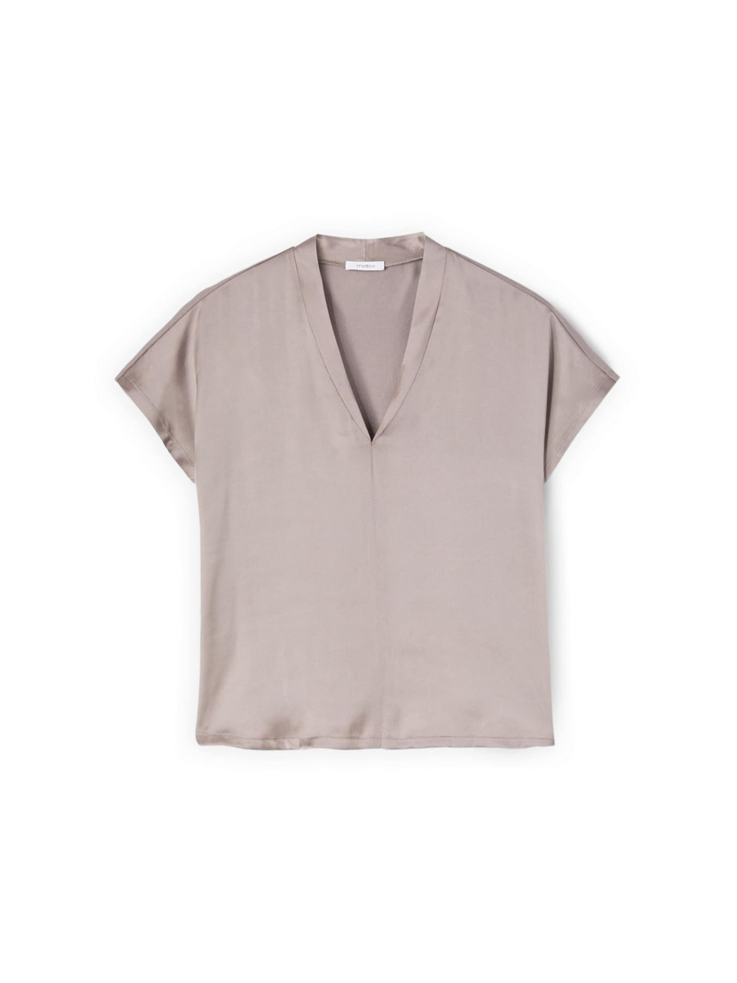 MOTIVI Top in Grijs: voorkant