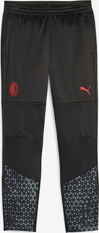 PUMA Regular Workout Pants 'Acm' in Black: front