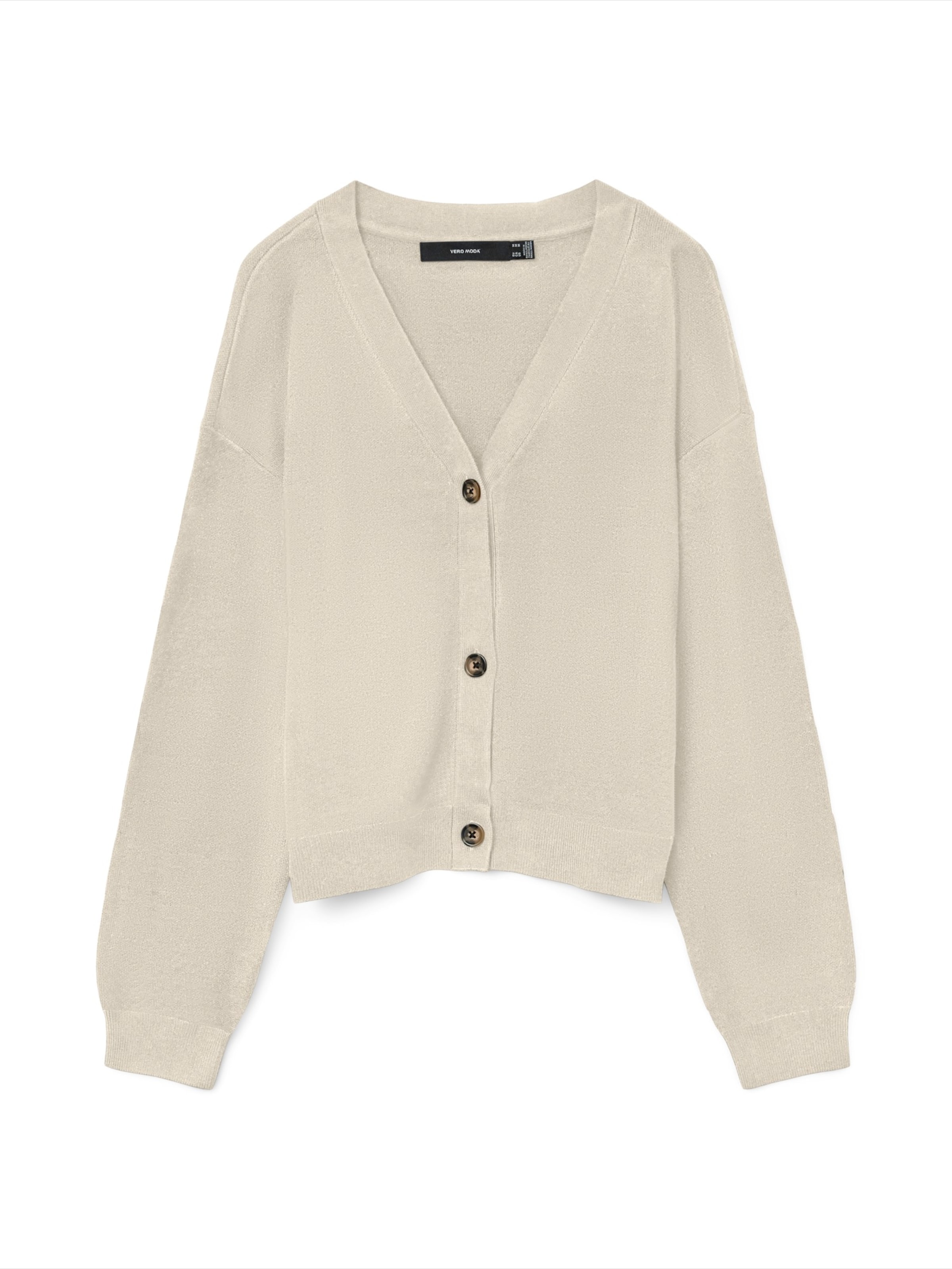 Cardigan 'VMSABA' VERO MODA en beige : devant