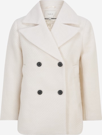 Y.A.S Petite Between-Seasons Coat 'INFERNO' in White: front