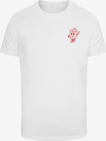 T-Shirt 'Negroni Please' Mister Tee en blanc : devant