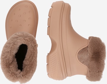 Crocs - Bota de neve 'Stomp' em castanho