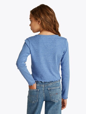 Maglietta 'SLUB KNIT TOP LS' di TOMMY HILFIGER in blu