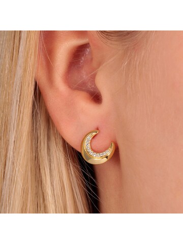 CHRIST Earrings in Gold: front