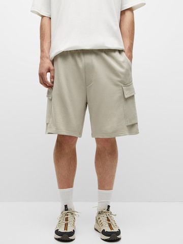 Regular Pantalon cargo Pull&Bear en beige