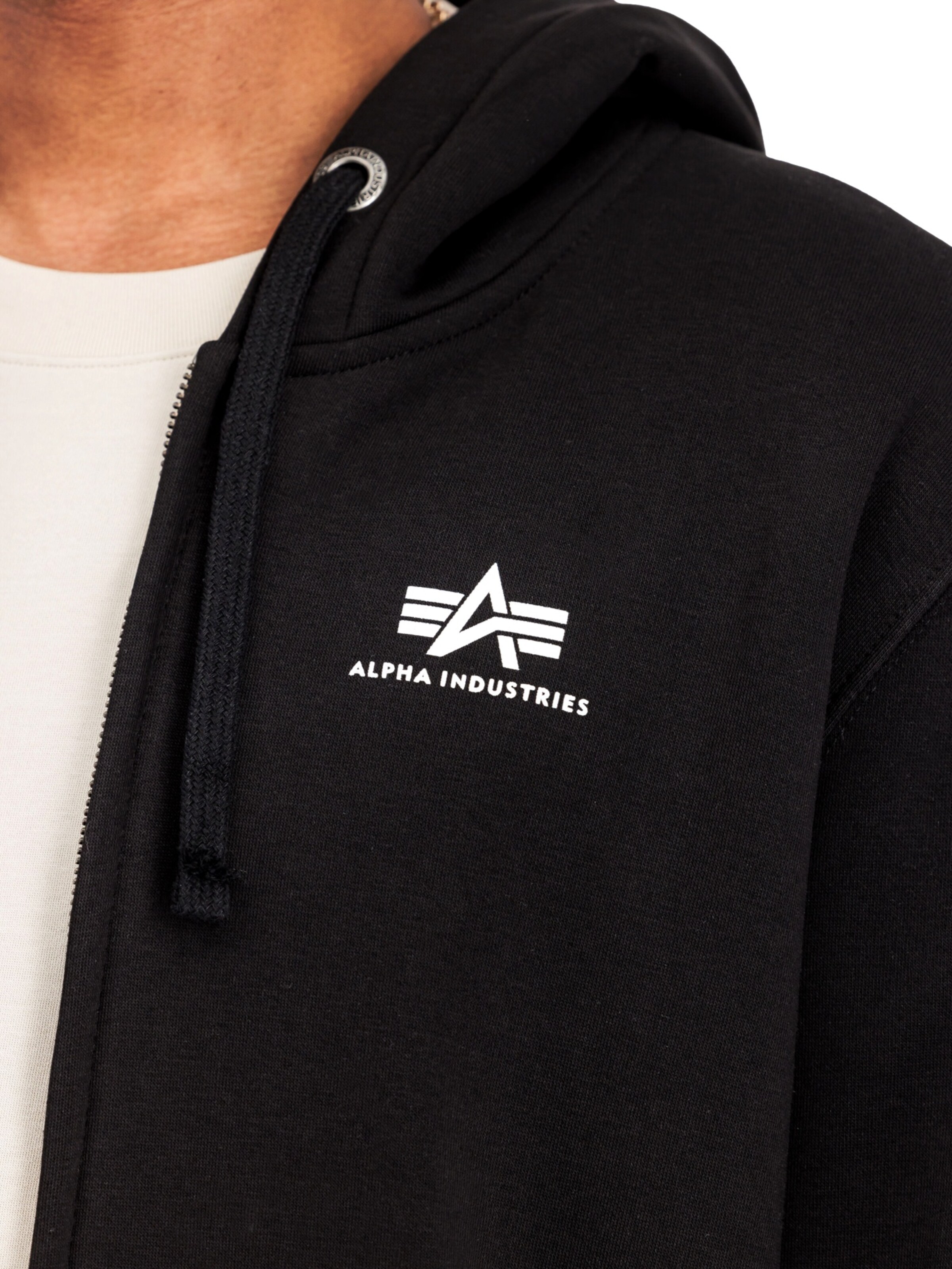 Sweat-shirt ALPHA INDUSTRIES en noir