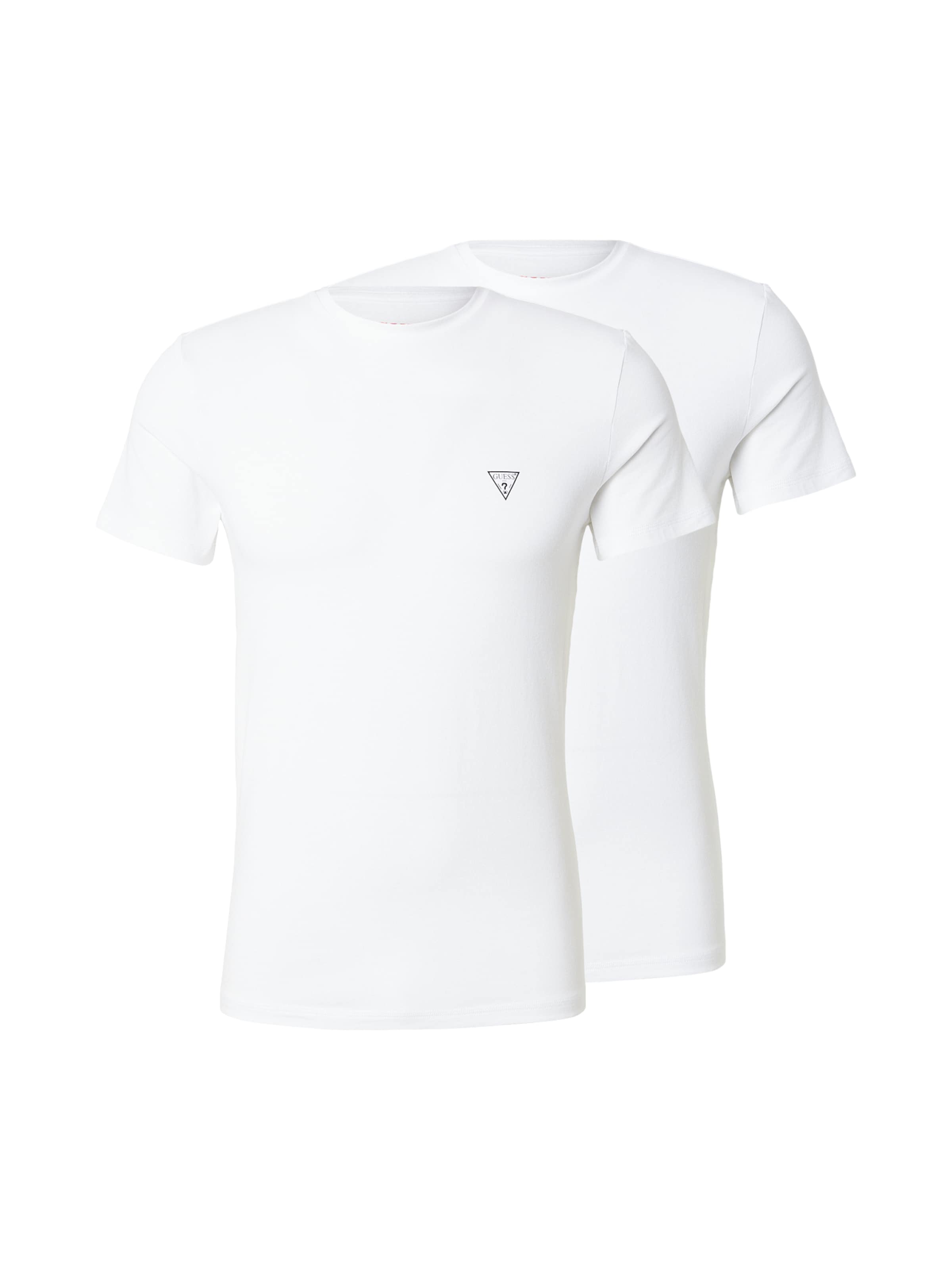 T-Shirt 'CALEB HERO' GUESS en blanc : devant