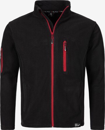 Rock Creek Fleecejacke in Schwarz: predná strana