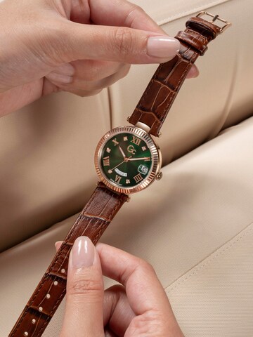 Montre à affichage analogique 'Flair' Gc en marron
