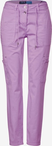 CECIL Regular Pants in Purple: front