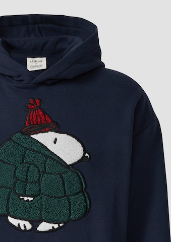 Veste de survêtement s.Oliver en bleu