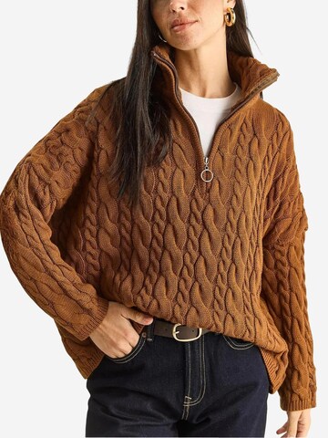 Bianco Lucci Sweater 'Pullover' in Beige