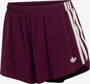 Loosefit Pantalon de sport ADIDAS PERFORMANCE en rouge : devant