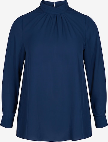 Zizzi Blouse 'XZULI' in Blue: front