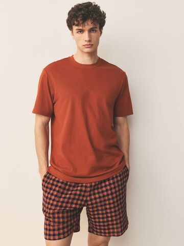 Pyjama court Next en rouge : devant