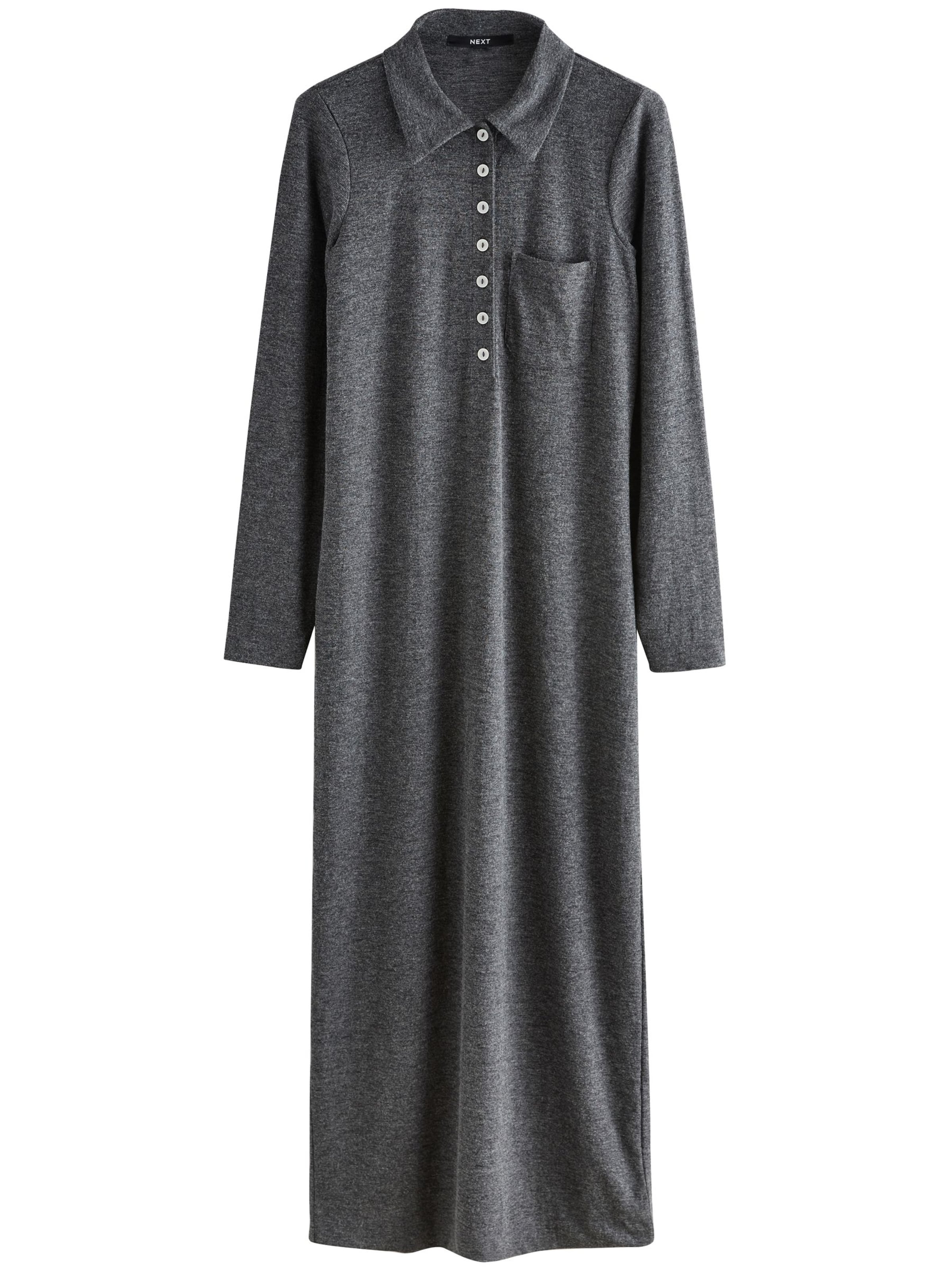 pilka Next Megzta suknelė: priekis