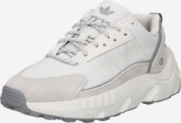 Baskets basses 'Zx 22 Boost' ADIDAS ORIGINALS en gris : devant