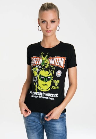 LOGOSHIRT Shirt 'Green Lantern' in Gemengde kleuren: voorkant