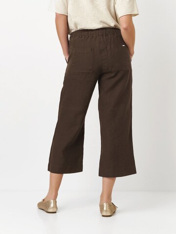 TONI Wide leg Pants in Brown