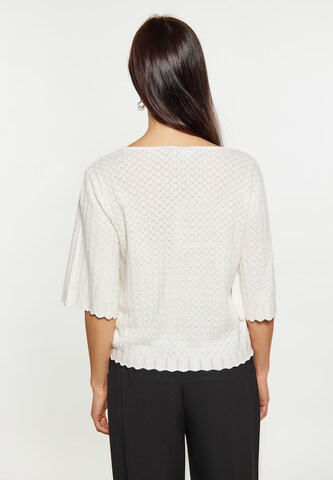 Pull-over Usha en blanc