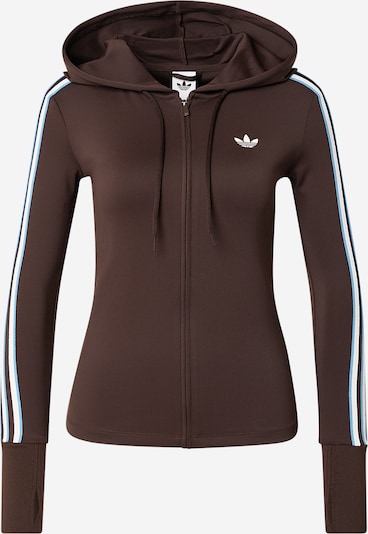 ADIDAS ORIGINALS Gornji dio trenirke 'Trefoil' u svijetloplava / čokolada / bijela, Pregled proizvoda