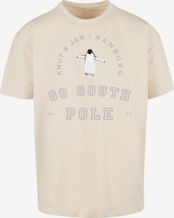 F4NT4STIC Shirt \'Pinguin Knut & Jan Hamburg\' in Grau | ABOUT YOU