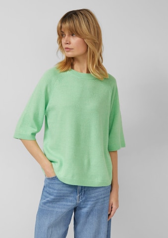 s.Oliver Sweater in Green: front
