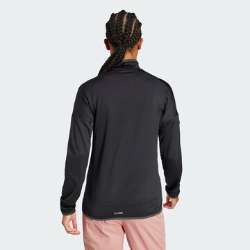 ADIDAS TERREX Functionele fleece jas 'Xperior' in Zwart