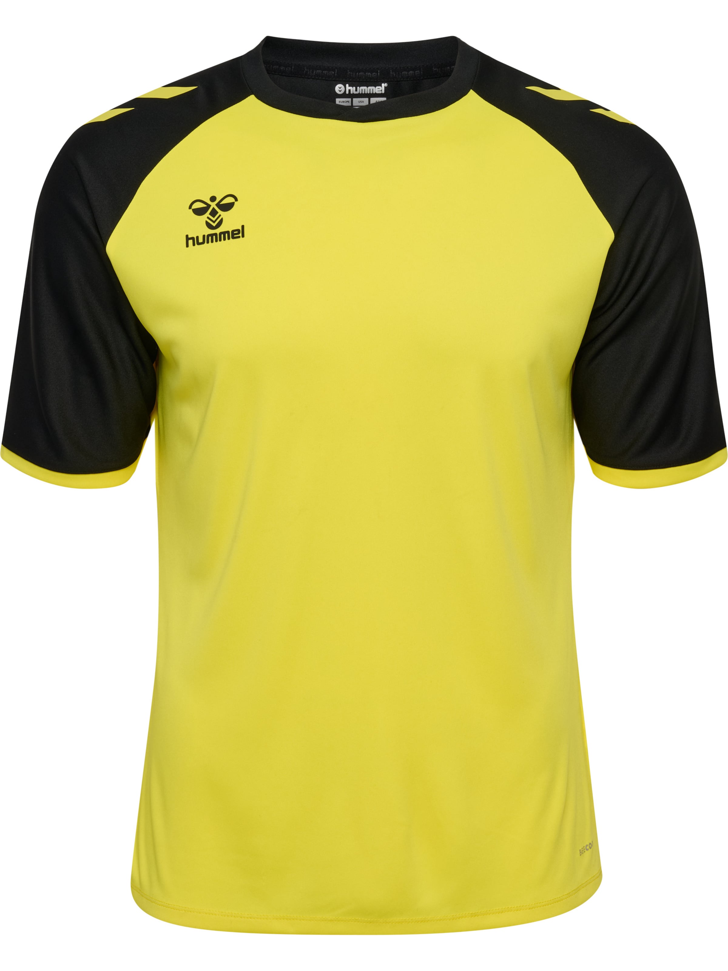 Hummel Functioneel shirt 'Match League' in Geel: voorkant