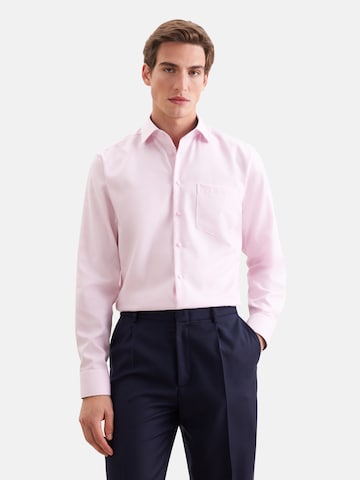 Coupe regular Chemise business SEIDENSTICKER en rose