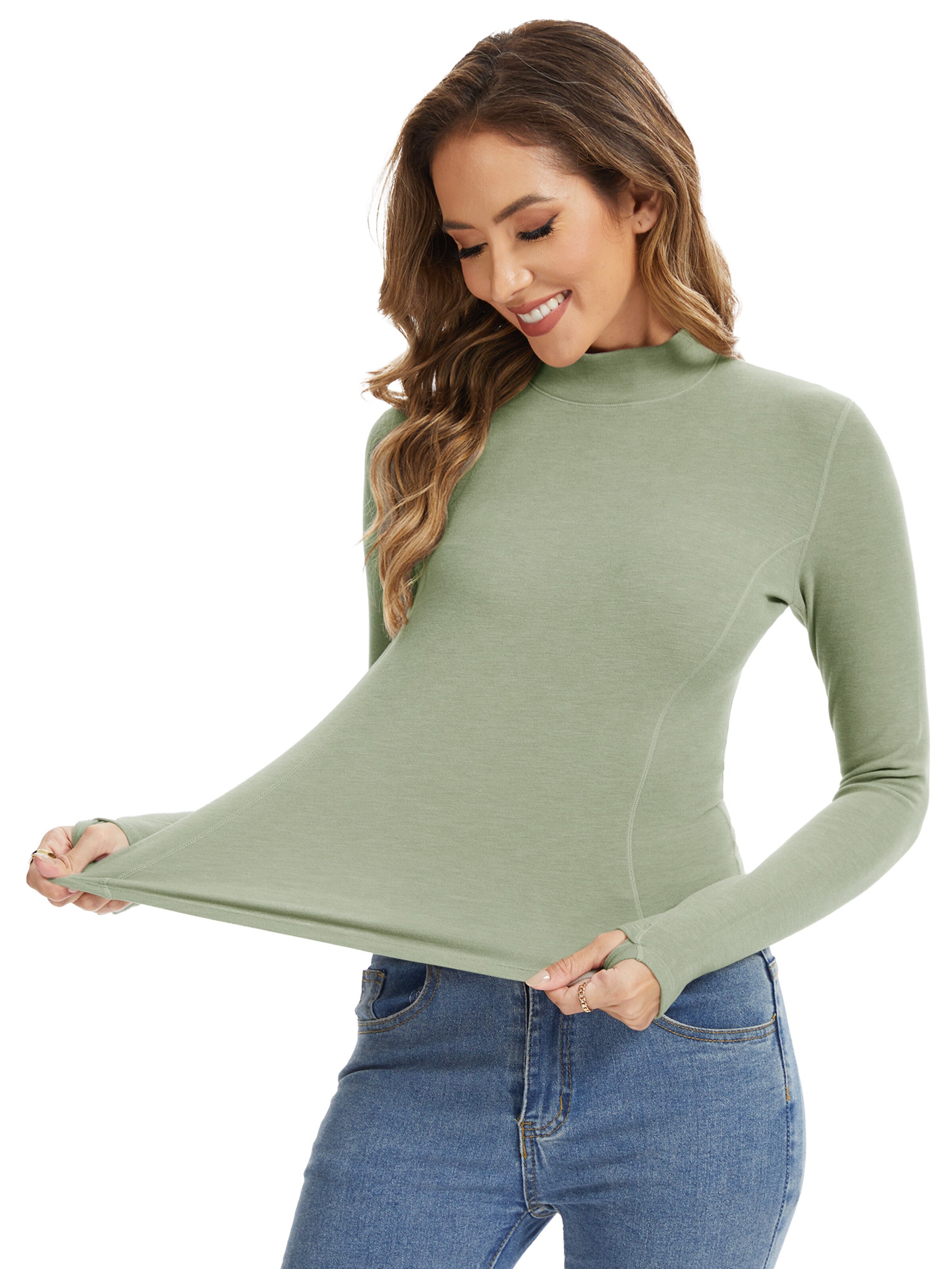 MEETWEE Performance Shirt in Green