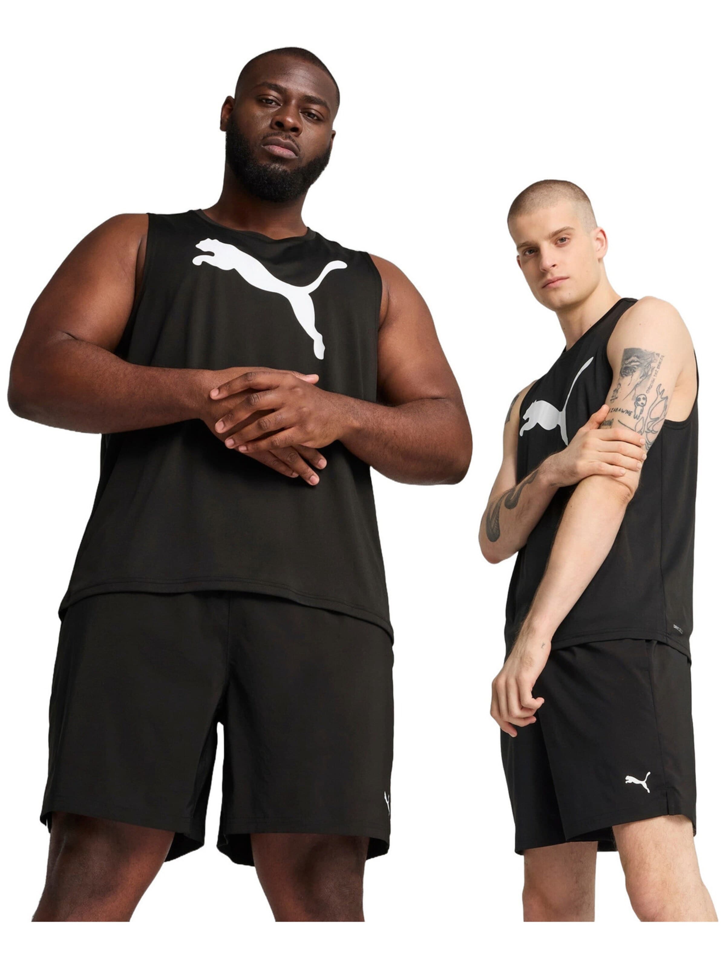 Maglietta 'Puma M Tad Essential Sleeveless Tank' in M PUMA di colore nero, Visualizzazione prodotti