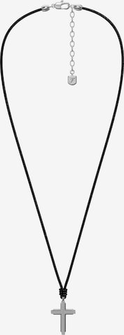 Collana di FOSSIL in nero: frontale