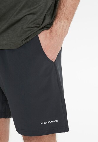 ENDURANCE Regular Sports trousers 'Gatun' in Black