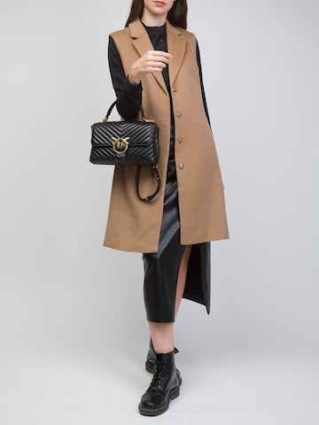 Borsa a mano 'Love Lady Puff Classic Handbag' di PINKO in nero: frontale