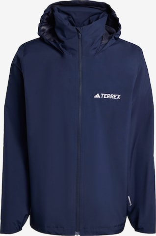 ADIDAS TERREX Outdoor jacket in Blue: front