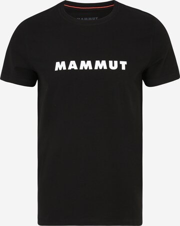 MAMMUT Funkční tričko – černá: přední strana