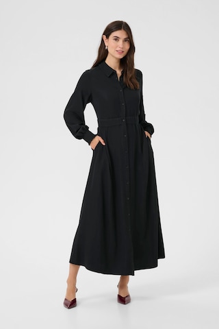 Robe-chemise 'Chynette' CULTURE en noir