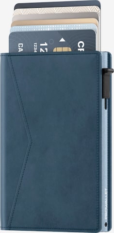 Prowallet Wallet 'Pasjeshouder Slim' in Blue: front